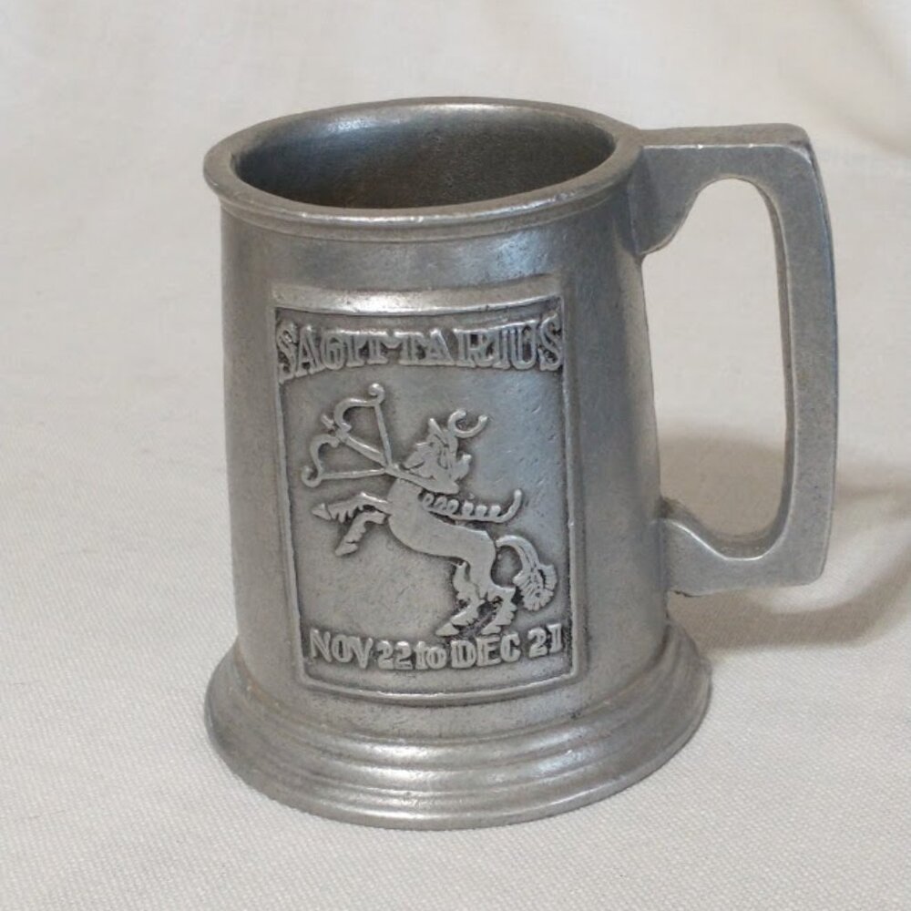MUG PEWTER - Sagittarius Nov 22 to Dec 21